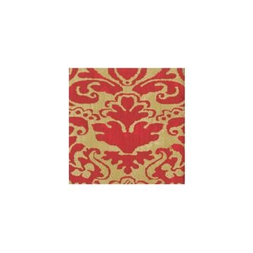 Caspari Palazzo Red Cocktail Napkins, Set of 20