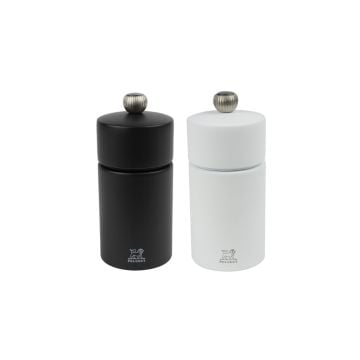 Peugeot Cosy Duo Salt & Pepper Mill Set, Black & White