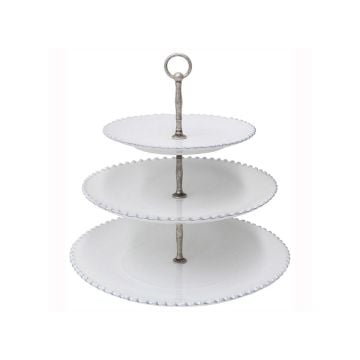 Costa Nova Pearl 3-Tier Cake Stand