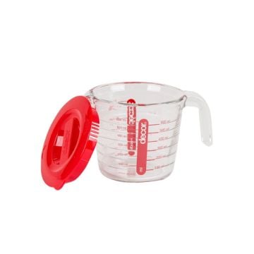Décor Cook Glass Measuring Jug with Lid