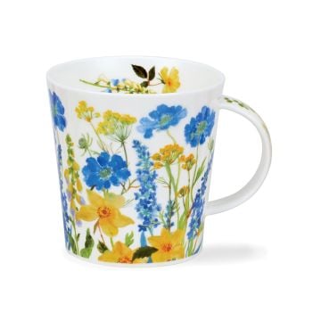 Dunoon Cairngorm Mug, Cottage Border Blue