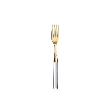 Capdeco Doric Gold Dessert Forks, Set of 6