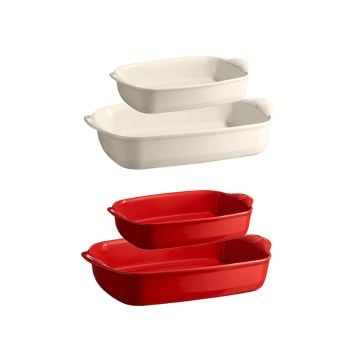 Emile Henry Rectangular Oven Dishes, Set of 2