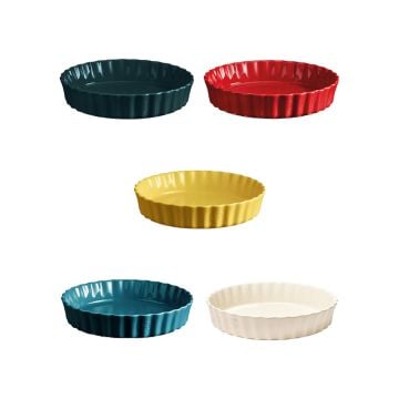 Emile Henry Round Tart Dish, 28 cm