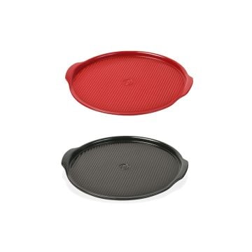 Emile Henry Ridged Pizza Stone, 40cm