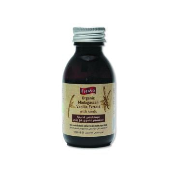 Fiesta Organic Madagascan Vanilla Extract with Seeds