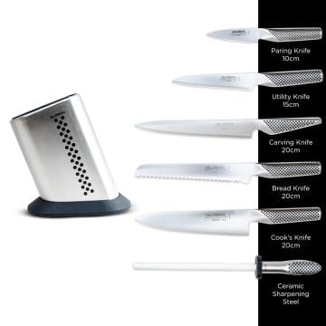 Global Knife Block, Set of 7