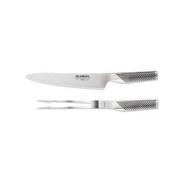 Global Carving Knife & Fork, Set of 2