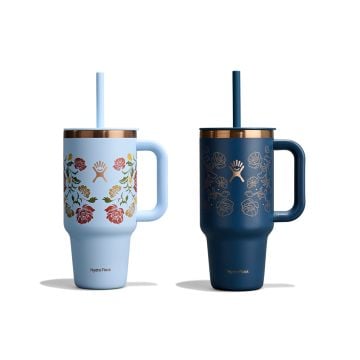 Hydro Flask All Around Western Insulated Travel Tumbler with Straw, 950ml