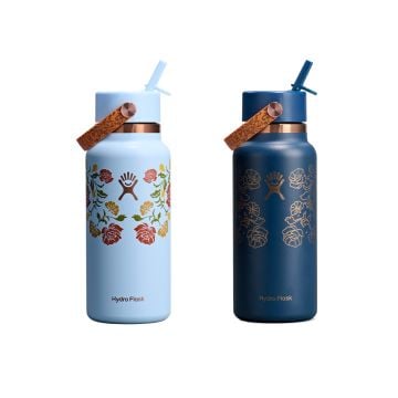 Hydro Flask Western Wide Mouth Insulated Bottle with Straw Cap, 950ml