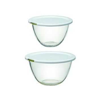 Hario Mixing Bowls with Lid, Set of 2