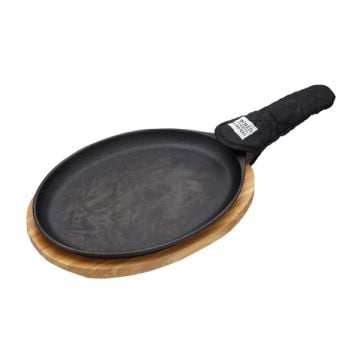 KitchenCraft World of Flavours Mexican Fajita Sizzler with Holder Set