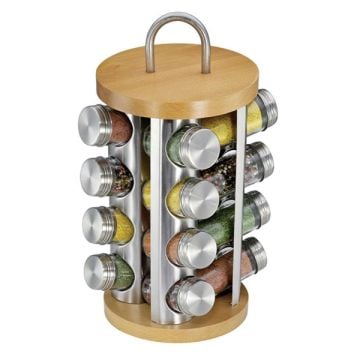 Kuchenprofi Spice Rack with Jars, Set of 16