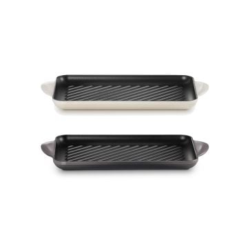 Le Creuset Cast Iron Rectangular Grill, 32x22cm