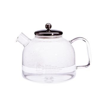 trendglas JENA Classic Glass Water Kettle with Stainless Steel Lid