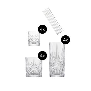 Schott Zwiesel Show Assorted Bar Glasses, Set of 17