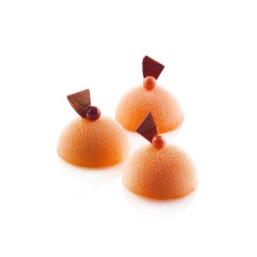 Silikomart Classic Semi Sphere Mold, 8 Cavities