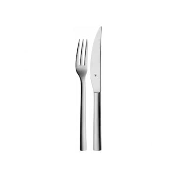 WMF Nuova Steak Knife and Fork, Set of 2