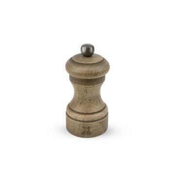 Peugeot Bistro Antique Aged Wood Salt Mill, 10cm