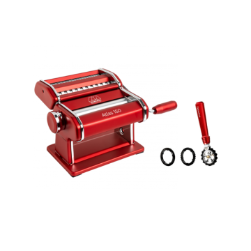 Marcato Atlas 150 Manual Pasta Maker with Pasta Cutter Wheel