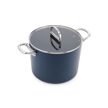 Joseph Joseph Space Stock Pot with Lid and Folding Handles, 25cm