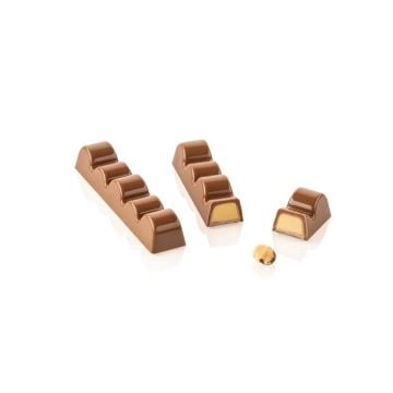 Silikomart Chocado Sinfonia Chocolate Snack Bar Kit, 10 Cavities