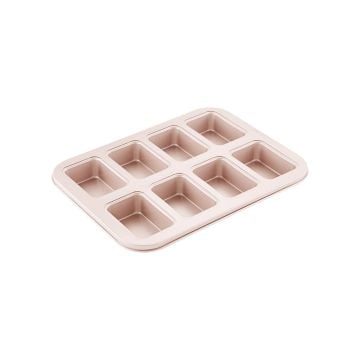 CHEFMADE Non-Stick Mini Loaf Pan, 8 Cavities