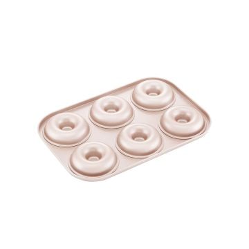 CHEFMADE Non-Stick Jumbo Doughnut Pan, 6 Cavities