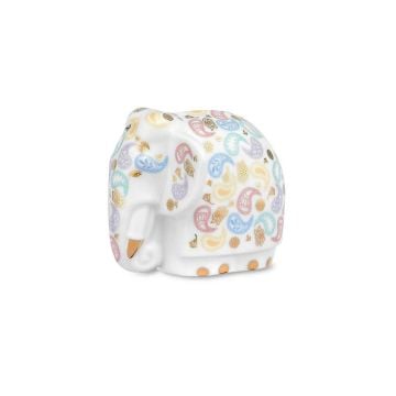 Noritake Tusker Elephant Tea Canister, Paisley