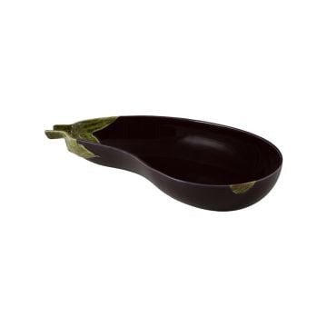 Bordallo Pinheiro Aubergine Salad Bowl, Medium