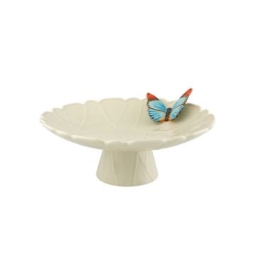 Bordallo Pinheiro Cloudy Butterflies Cake Stand, 39cm