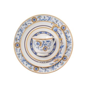 Noritake Tusker Blue Tea Service, Set of 27