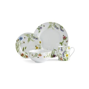 Portmeirion Bumble Bee Dinnerware, Set of 16