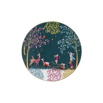 Portmeirion Woodland Tales Serving Plate, Deer and Robin