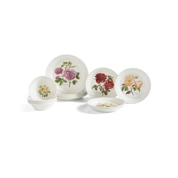 Portmeirion Botanic Roses Dinnerware, Set of 12
