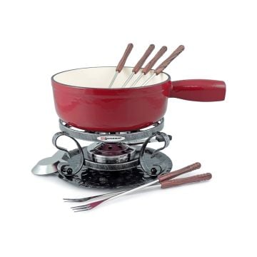 Swissmar Lugano Cast Iron Fondue Set