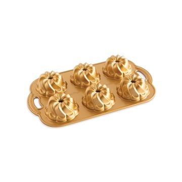 Nordic Ware Pirouette Bundt Pan, 6 Cavities