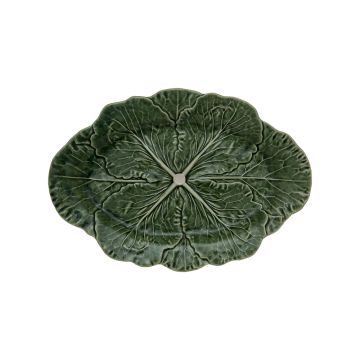 Bordallo Pinheiro Cabbage Oval Platter, 38 cm