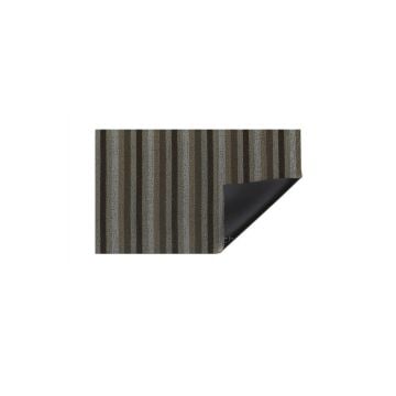 Chilewich Even Stripe Shag Doormat, Mocha