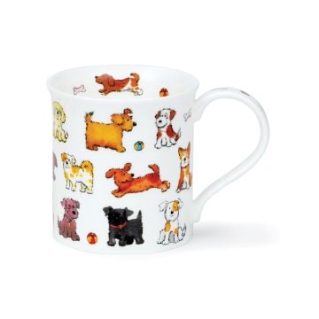 Dunoon Bute Mug, Playful Pups