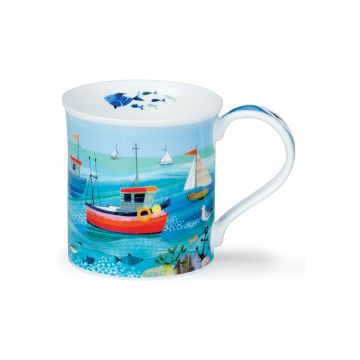 Dunoon Bute Mug, Shore Life Fish Boat
