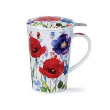 Dunoon Shetland Tea Infuser Mug, Wild Garden