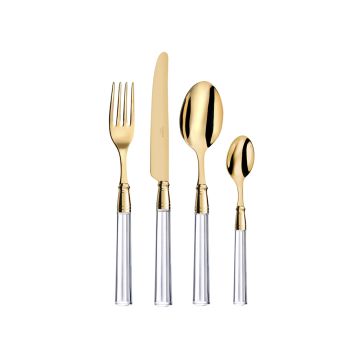Capdeco Doric Gold Cutlery, Set of 24
