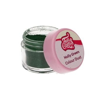FunCakes Holly Green Colour Dust, 1.5g