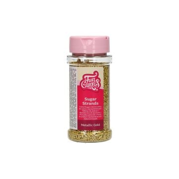 FunCakes Sugar Strands Metallic Gold, 80g