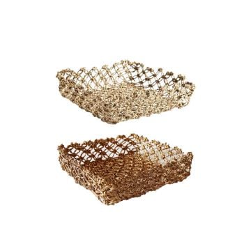 Fiorirà Un Giardino Macrame Napkin Holder, 16 cm