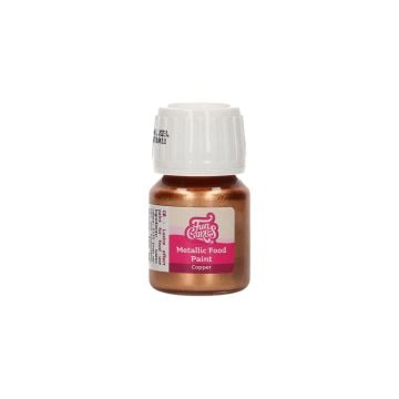 FunCakes Metallic Copper Food Paint, 30ml