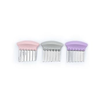 Melii Crinkle Cutters Pink Purple Grey, Set of 3
