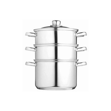 KitchenCraft Three Tier Steamer, 22cm