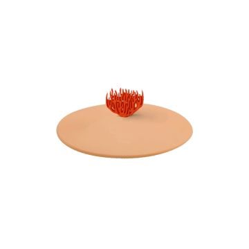 Lurch Mug Lid, Coral Fire Red